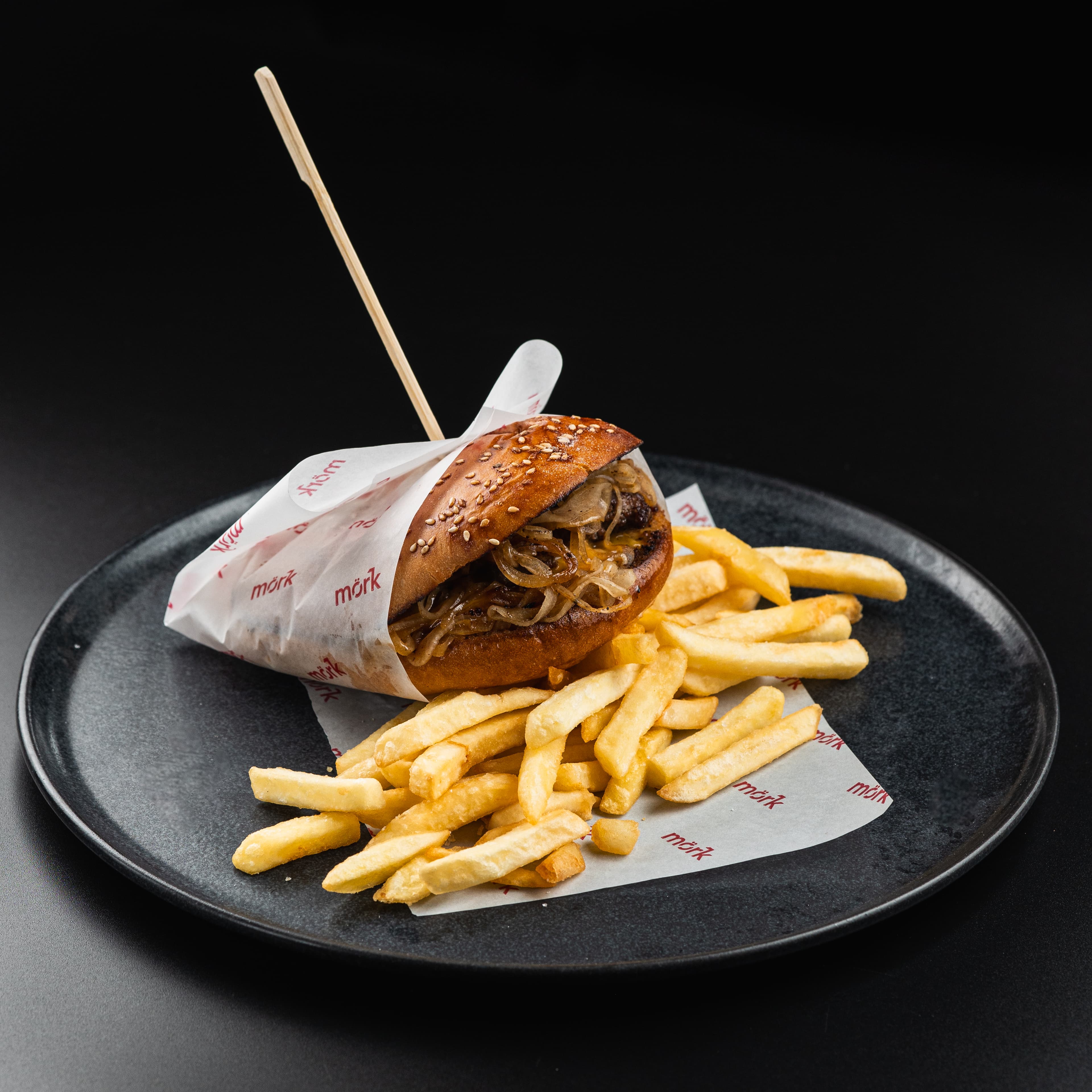 Классический луковый бургер 500/150г