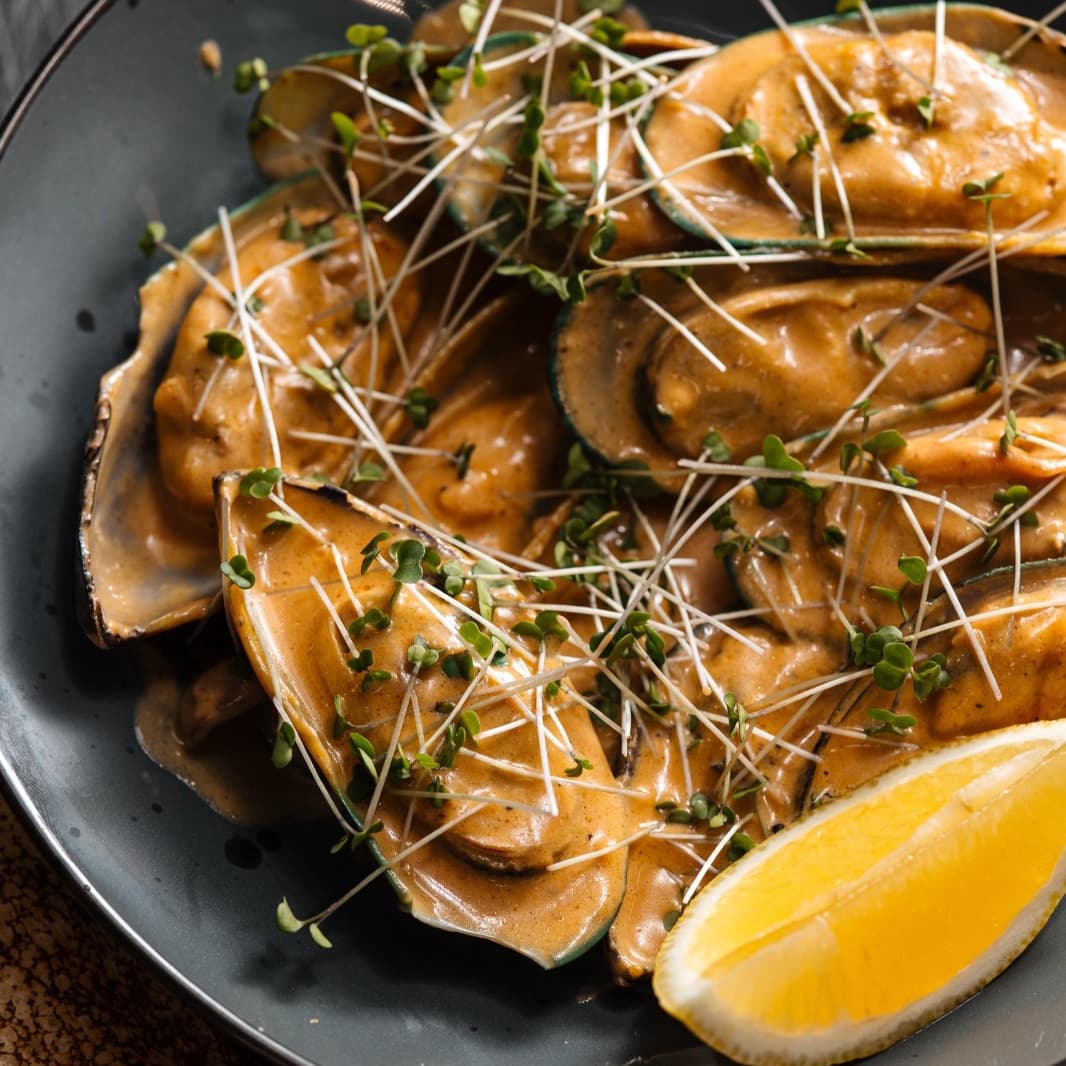 Мидии в сливочном соусе 550гр