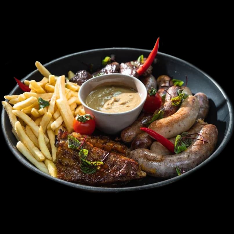 Блюдо на компанию "Сковорода мясника" 1400/100г