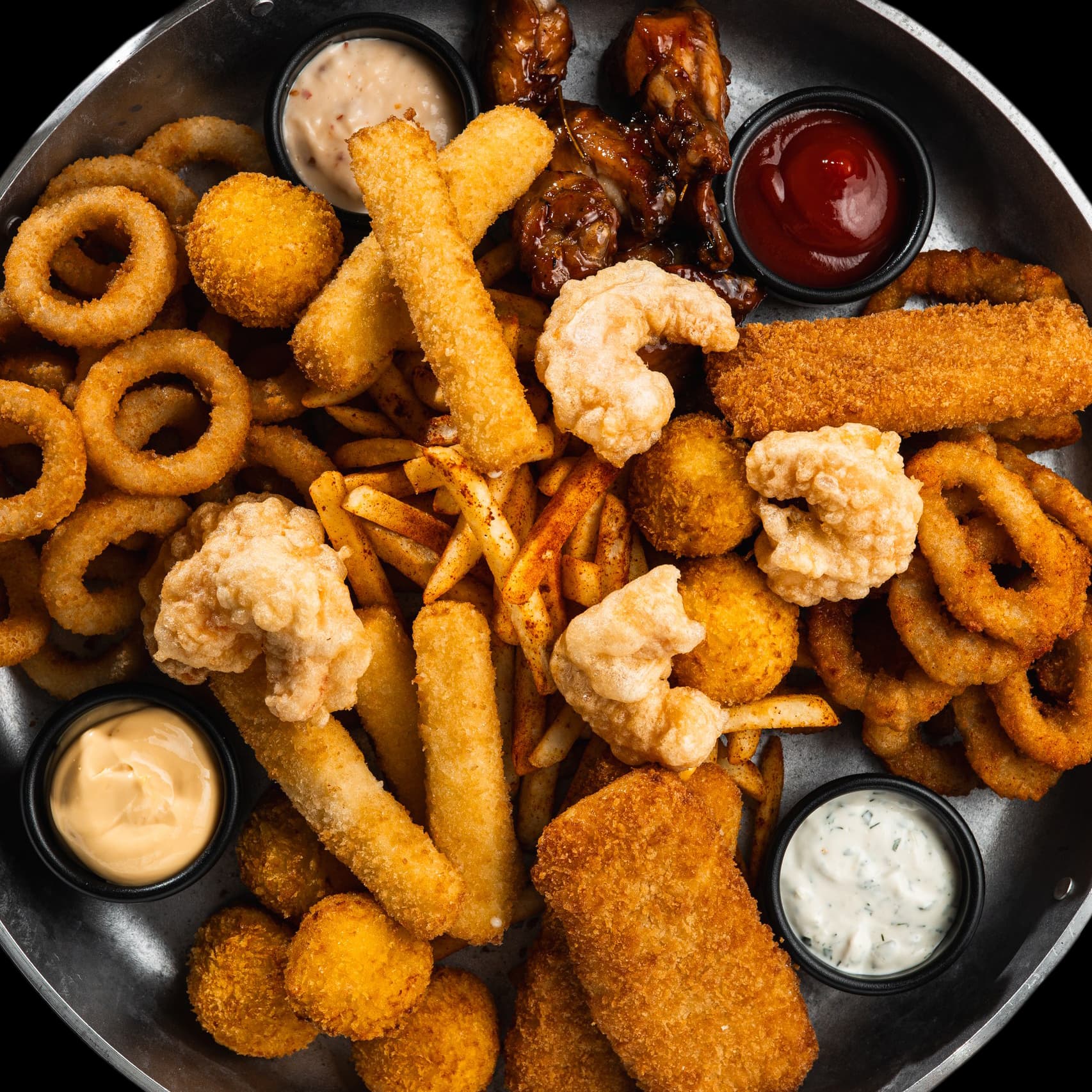 Большая сковорода фри 1800/200гр