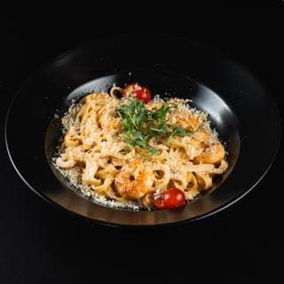 Паста с креветками и кальмаром 350гр