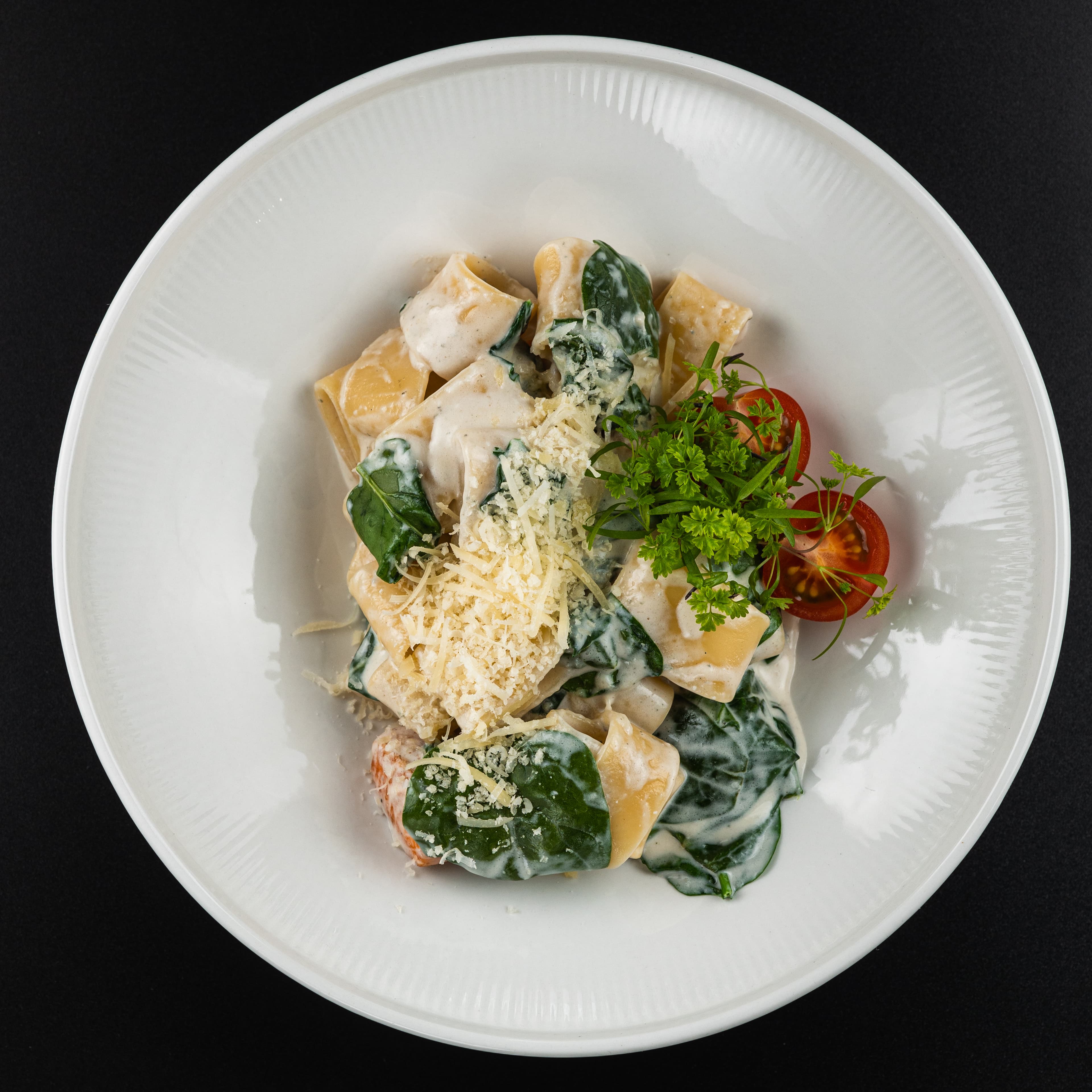 Филе семги с цукини в сливках 350г