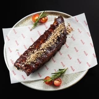 Ребра свиные с халвой и соусом 400 г