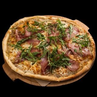 Пицца "ПАРМСКАЯ ВЕТЧИНА С ТРЮФЕЛЬНЫМ МАСЛОМ" 600гр