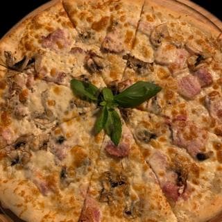 Пицца "ГРИБЫ& БЕКОН" 650гр