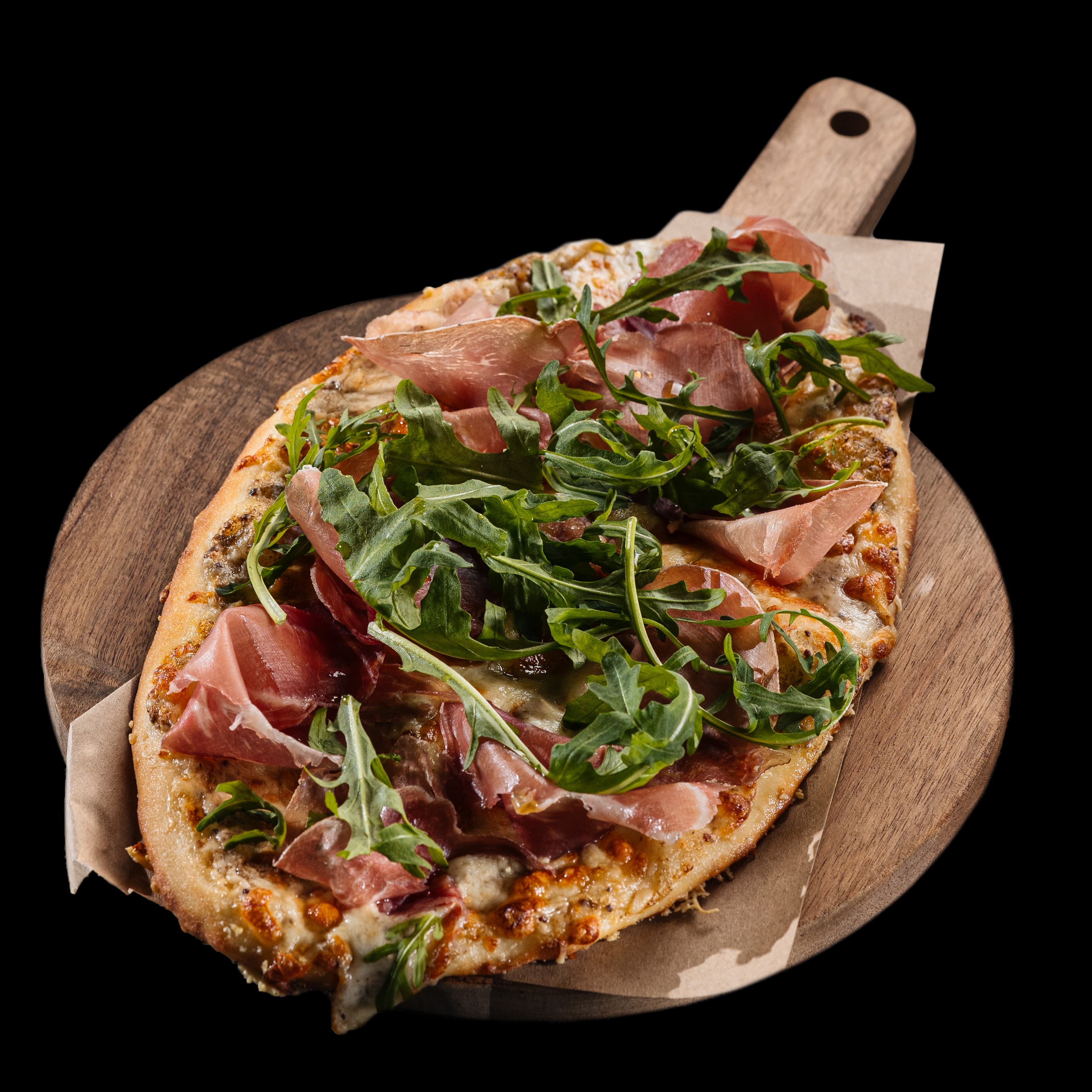 Пинса "ПАРМСКАЯ ВЕТЧИНА С ТРЮФЕЛЬНЫМ МАСЛОМ" 300гр