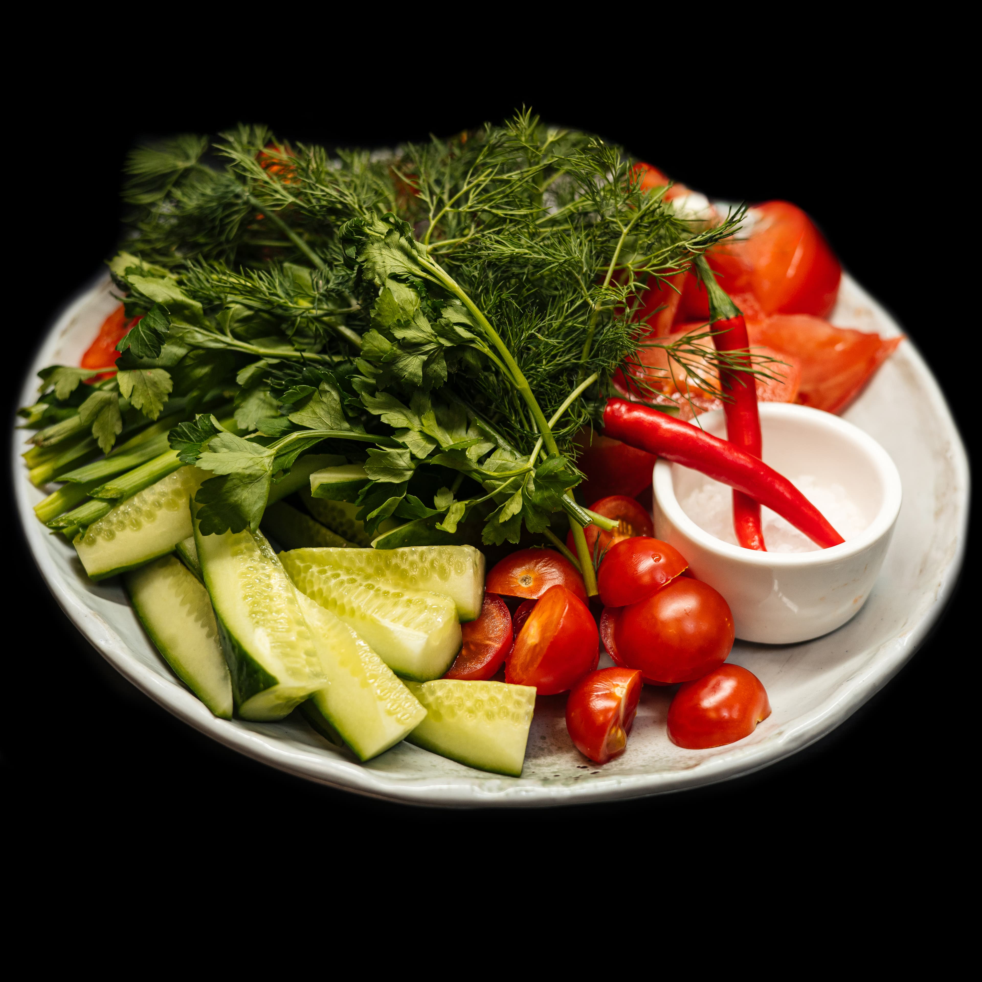 Овощи свежие 500гр