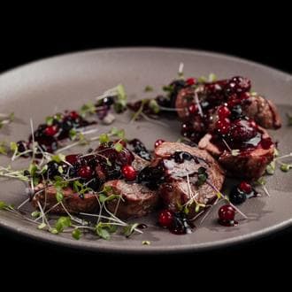 Медальоны из говяжьей вырезки /на огне/ 300гр