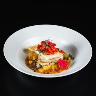 Филе судака с ананасовым конфи 360гр