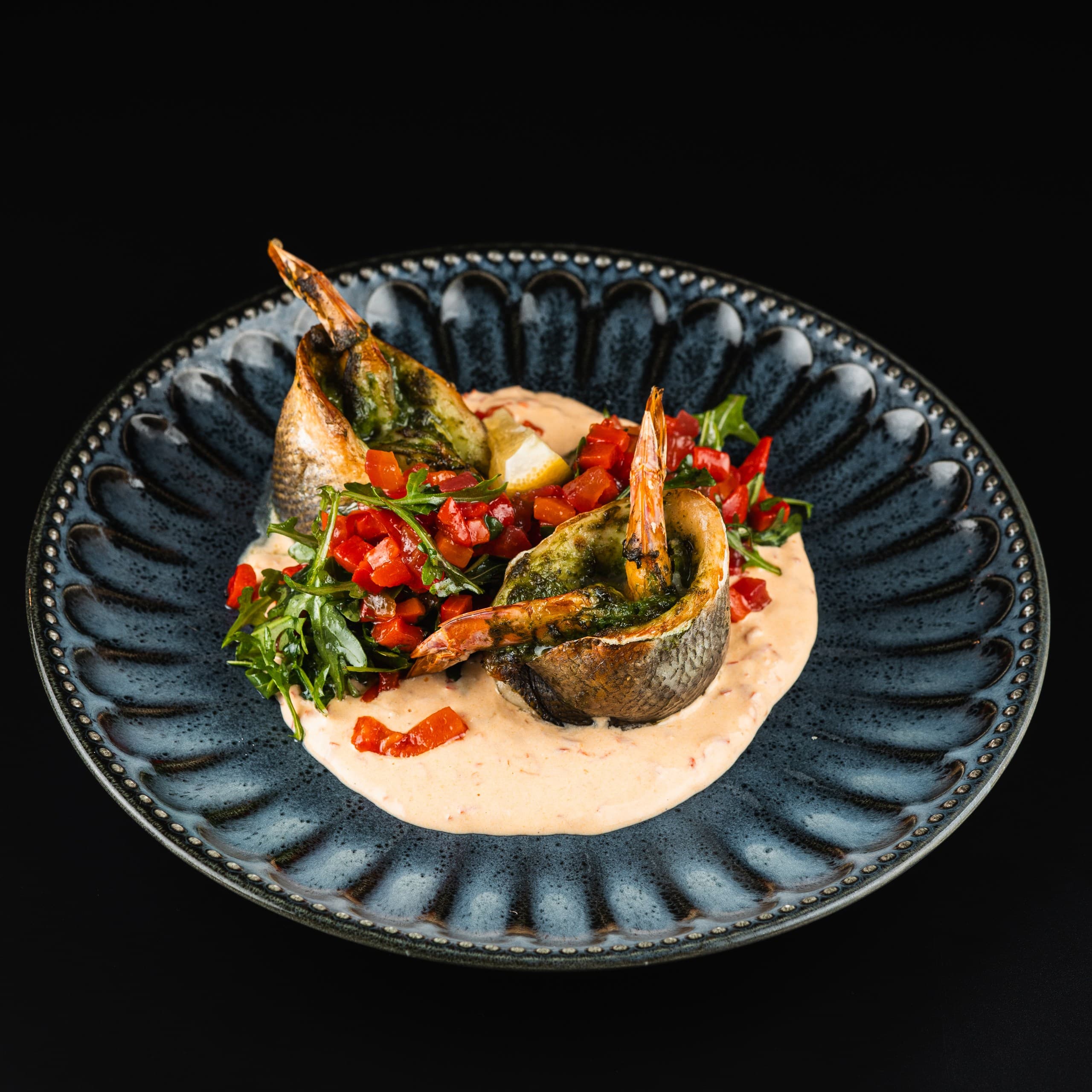 Филе сибаса с креветками 320гр