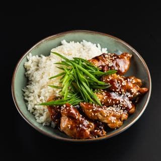 Курица в соусе терияки с рисом 370гр