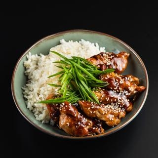 Курица в соусе терияки с рисом 370гр