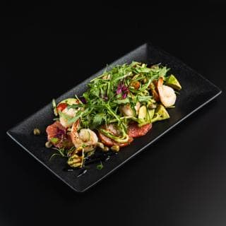 Салат С креветками и авокадо 280гр