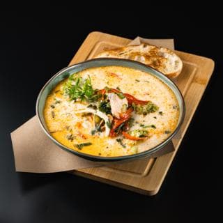 Суп сливочный с морепродуктами 400/70гр