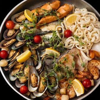 Блюдо на компанию "Морское плато" 3000г